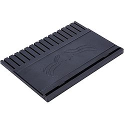 Black Plastic Pieces Shelves Tool Rack, for Model Making Accessory, Black, 20x29x13.8cm