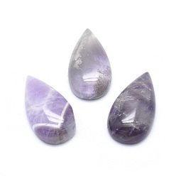Аметист Природный аметист кабошонов, слеза, 27~28x14.5~15.5x5~7 мм