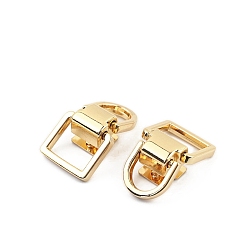 Light Gold Подвесные застежки из цинкового сплава, d-образное кольцо для сумочки, соединительные элементы для сумочек, фурнитура для сумочек своими руками, золотой свет, 37 мм