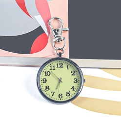 Черный Светящиеся кварцевые металлические часы, кулон, украшение, чёрные, 1x3.3 см