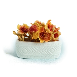 Оранжевый Модель десерта из смолы на полке для цветов на окне, украшение куклы, аксессуары для ролевых игр, оранжевые, 45x18x45 мм