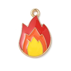 Другие Подвески из эмали и сплава, золотой свет, без кадмия, без никеля и без свинца, 23x15x2 мм, отверстие : 1.8 мм