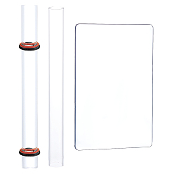 Clear Plastic Board, with Clay Pressing Rods, for Clay Press Tool, Clear