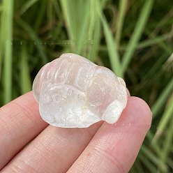 Хрусталь Натуральный кварцевый кристалл резные фигурки статуэтки для украшения домашнего рабочего стола, Пчелы, 30 мм