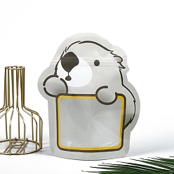 Sloth Мультяшные животные печенье домашние животные пакеты с застежкой-молнией, многоразовые упаковочные пакеты, верхнего уплотнения, самоклеящиеся пакеты для подарков-конфет, леность, 26x18 см