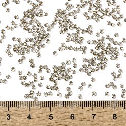 (993) Gilt Lined Black Diamond TOHO Round Seed Beads, Japanese Seed Beads, (993) Gilt Lined Black Diamond, 11/0, 2.2mm, Hole: 0.8mm, about 5555pcs/50g