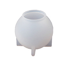 Белый Силиконовые формы для хрустальных шаров своими руками, формы для литья смолы, для уф-смолы, белые, 78x82 мм