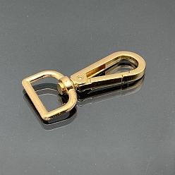 Light Gold Поворотные застежки из сплава, для изготовления лямок для сумок, золотой свет, 5.5 см