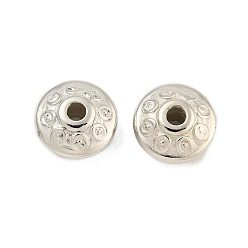 Платина Пластиковые прокладки ccb, рондель, платина, 6.5x3.5 мм, отверстие : 1.4 мм