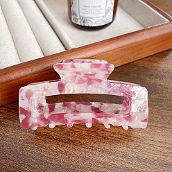 Фламинго Акриловые заколки для волос на когтях, для женщин девушек, прямоугольные, фламинго, 47x85 мм