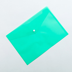 Аквамарин Пластиковые карманы для документов из пвх, прямоугольные, аквамарин, 325x235 мм, 20 шт / комплект