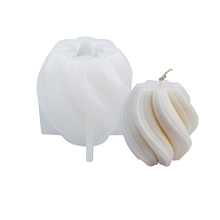 Белый Силиконовые формы для изготовления свечей своими руками, формы для литья смолы, инструменты для производства глиняных ремесел, белые, 72x71 мм