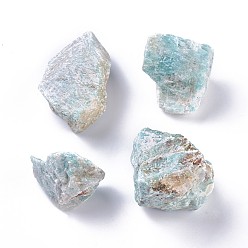 Amazonite Raue rohe natürliche Amazonitperlen, ungebohrt / keine Lochperlen, Nuggets, 33~44x27~36x15~28 mm, ca. 4 Stk. / 100g, 100 g / Beutel