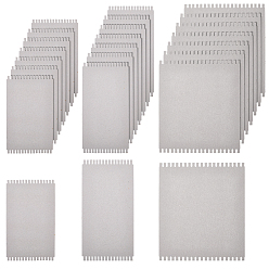 Серый 24шт. 3 стили картонных ткацких станков, плетение вспомогательных досок, инструменты для вязания, прямоугольные, серые, 25~33x15~25x0.2 см, 8 шт / стиль