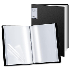 Black Plastic File Folder Books, Rectangle, Black, 440x320x34mm, Inner Diameter: 300x420mm