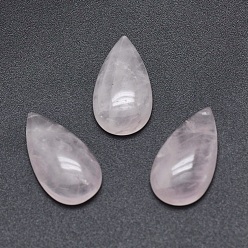Розовый Кварц Природного розового кварца кабошонов, слеза, 20.5x11x5 мм