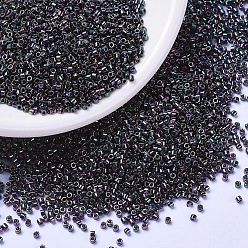 (DB1001) Металлический Сливовый Изумрудный Золотой Ирис Бусины miyuki delica, цилиндр, японский бисер, 11/0, Ирис, (дБ 1001) металлик сливы изумрудно-золотой ирис, 1.3x1.6 мм, отверстие : 0.8 мм, Около 100000 шт / 500 г