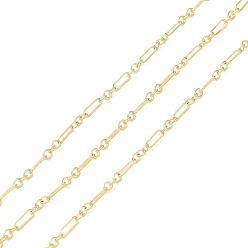 Real 14K Gold Filled Yellow Gold Filled Figaro Chains, Soldered, Real 14K Gold Filled, Link: 7x2x0.5mm and 3x2x0.5mm