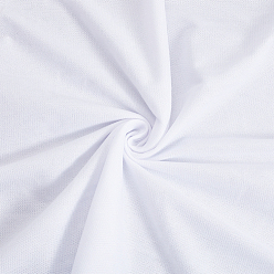 White 3 Yards Polyester Flame-retardant Brushed Fabric, White, 1600x0.5mm