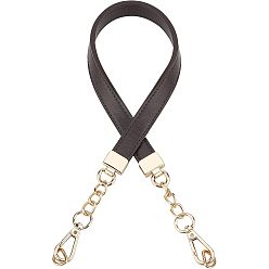 Кокосово-Коричневый Рукоятки из искусственной кожи, с поворотными застежками сплава, для замены ремней для мешков, кокосового коричневый, 62.5x1.9x0.45 см