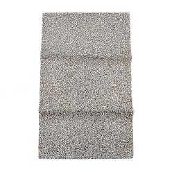 Crystal Hotfix Rhinestone Sheets, Glass Rhinestone(Hot Melting Glue on the Back), Rectangle, Crystal, 400x239x1.5mm
