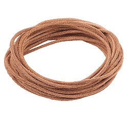 Темный Лосось 5 шнур из матовой коровьей кожи своими руками, аксессуары для одежды, круглые, темный лосось, 2.5 мм, около 5.47 ярдов (5 м) / комплект