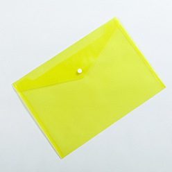 Желтый Пластиковые карманы для документов из пвх, прямоугольные, желтые, 325x235 мм, 20 шт / комплект