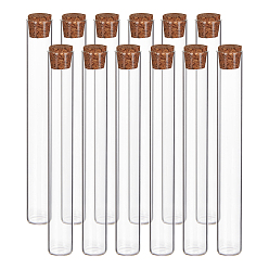 Прозрачный Стеклянная пробирка, с деревянной пробкой, прозрачные, 104 мм