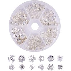 Silver Brass Bead Caps, Multi-Petal, Silver Color Plated, 9x4mm,Hole:1~7mm, 8x3mm,Hole:1.5mm, 7x2mm,Hole:1mm, 9.5x2.2mm,Hole:1mm, 10x4.5mm,Hole:1mm, 8x3mm,Hole:1mm, 9.5x9mm,Hole:1mm, 10.5x5mm,Hole:1mm, 10x2mm,Hole:1mm, 8.5x6mm,Hole:1mm, 9x9x3mm,Hole:1~8mm,