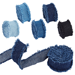 (52) Непрозрачная лаванда 5шт. 5 цвета полиэфирная лента, для пошива аксессуаров, разноцветные, 1-1/8 дюйм (30 мм), 1 шт / цвет