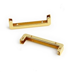 Золотой Металлические защитные уголки для сумок, для украшения мебели сумочки, золотые, 50x13 мм