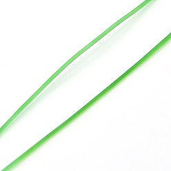 Зеленый лайм Корейская кристалл упругой нити, стрейч браслет, круглый шнурок, зеленый лайм, 0.6 мм, около 87.48 ярдов (80 м) / рулон