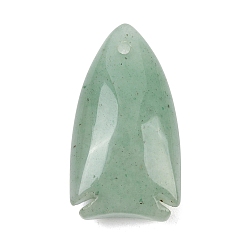 Green Aventurine Natural Green Aventurine Pendants, Fish Charms, 39.5x22~23x12~12.5mm, Hole: 2mm