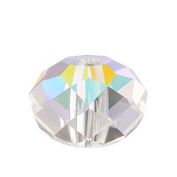 00030 200 Crystal AB Хрустальные бусины preciosa®, чешский хрусталь, 451 19 002 Беллатриса, 00030 200 кристалл аб, 8 мм, отверстие : 1.2 мм
