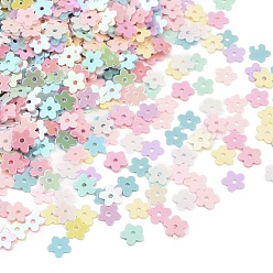 Цветок Пластиковые кабошоны, блестки своими руками, разноцветные, цветок, 5x5x0.1 мм