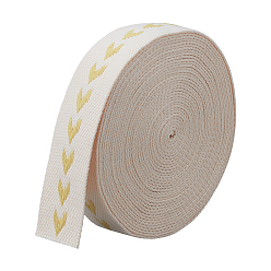 Lin Ruban flèche jacquard en polycoton, accessoires de vêtements, linge, 1-1/2 pouces (38 mm)