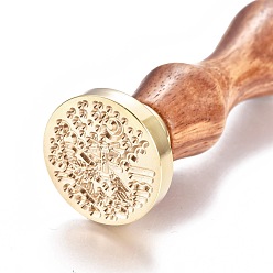 Lighthouse Латунь сургучная печать штамп, с деревянной ручкой, для оформления почты, изготовление карт своими руками, узор маяка, 90x26 мм