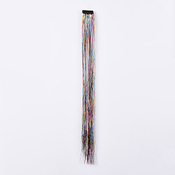 Farbig Mode Damen Haarklammern, mit Pet & Braid Nylon Metallic Cord Haar Perücken, Farbig, 500x35 mm