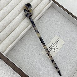 Серый Акриловые палочки для волос, палочки для еды в виде шпилек для женщин, серые, 185 мм