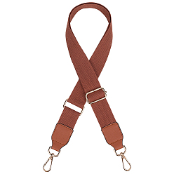 Седло Коричневый 1поликарбонат, однотонный хлопок, регулируемые широкие лямки, с поворотными застежками, для аксессуаров для замены сумок, золотой свет, седло коричневый, 88~145.5x3.7 см
