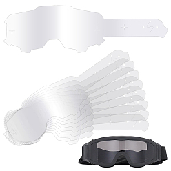 Прозрачный 60 шт. прозрачные защитные пленки для линз очков, прозрачные, 99x322x0.2 мм