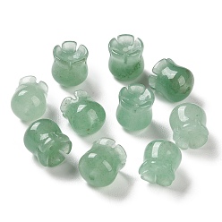 Aventurine Verte Perles naturelles en aventurine verte, muguet, 10x9.5mm, Trou: 1.2mm
