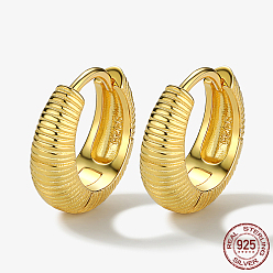 Настоящее золото 18K 925 серьги из серебра из серебра, кольцо, с печатью 925, реальный 18 k позолоченный, 14 мм