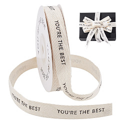 Кукурузный Шелк Ленты из искусственного волокна, слово ты лучший, цвет колоса кукурузы, 5/8 дюйм (16 мм), около 10.00 ярдов (9.14 м) / рулон