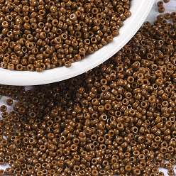 (RR4459) Дуракоат Окрашенная Непрозрачная Сиена Миюки круглые бусины рокайль, японский бисер, (rr 4459) непрозрачная сиенна, 15/0, 1.5 мм, Отверстие : 0.7 мм , около 27777 шт / 50 г