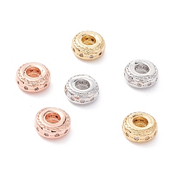 (52) Непрозрачная лаванда Латунные микропаве из прозрачного кубического циркония, долговечный, без кадмия и без свинца, RONDELLE звездочкой, разноцветные, 7.5x3.5 мм, отверстие : 3 мм