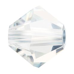 00030 237 Lagoon Хрустальные бусины preciosa®, чешский хрусталь, биконус(451 69 302 рондель), 00030 237 лагуна, 4 мм, отверстие : 0.8 мм