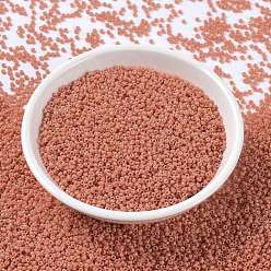 (RR4464) Duracoat Dyed Opaque Light Watermelon MIYUKI Round Rocailles Beads, Japanese Seed Beads, 15/0, (RR4464) Duracoat Dyed Opaque Light Watermelon, 1.5mm, Hole: 0.7mm, about 250000pcs/pound