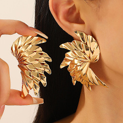 Другие Серьги сплава, золотые, спиральный вихрь, 50 мм