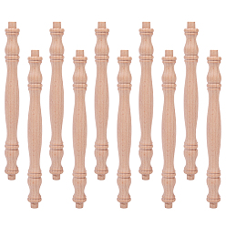 BurlyWood Wooden Spindle Baluster, Wood Post for Staircase & Furniture Restoration, BurlyWood, 195x18mm